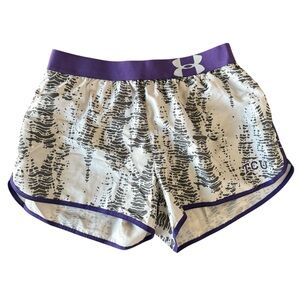 Under Armour Texas Christian University Horned Frogs Tie Dye Shorts Size Small